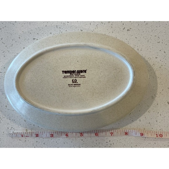 Lenox Temperware Oval Blue Breeze Bowl- Excellent Condition - Picture 5 of 6